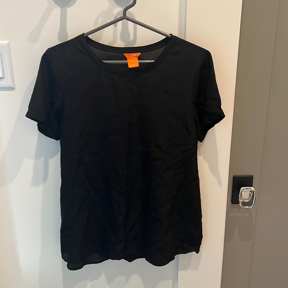 Joe fresh 100% silk t shirt